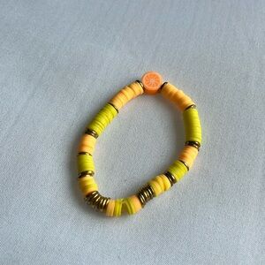 Orange bracelet